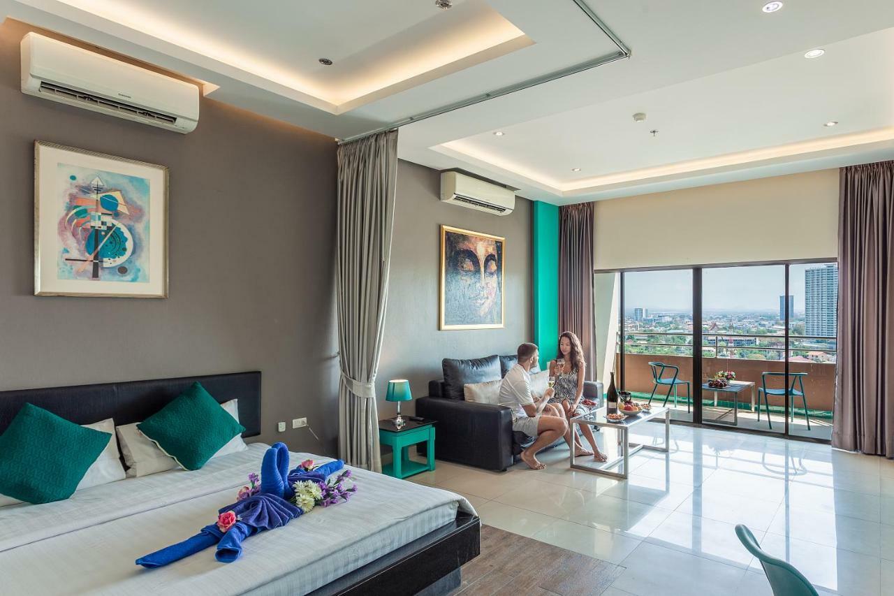 R-Con Wongamat - 21St Floor Residence Pattaya Bagian luar foto